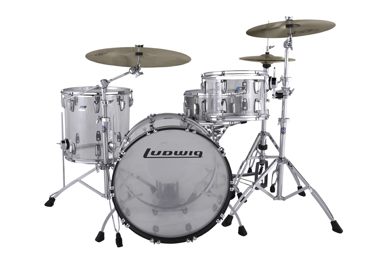 ludwig vistalite drums