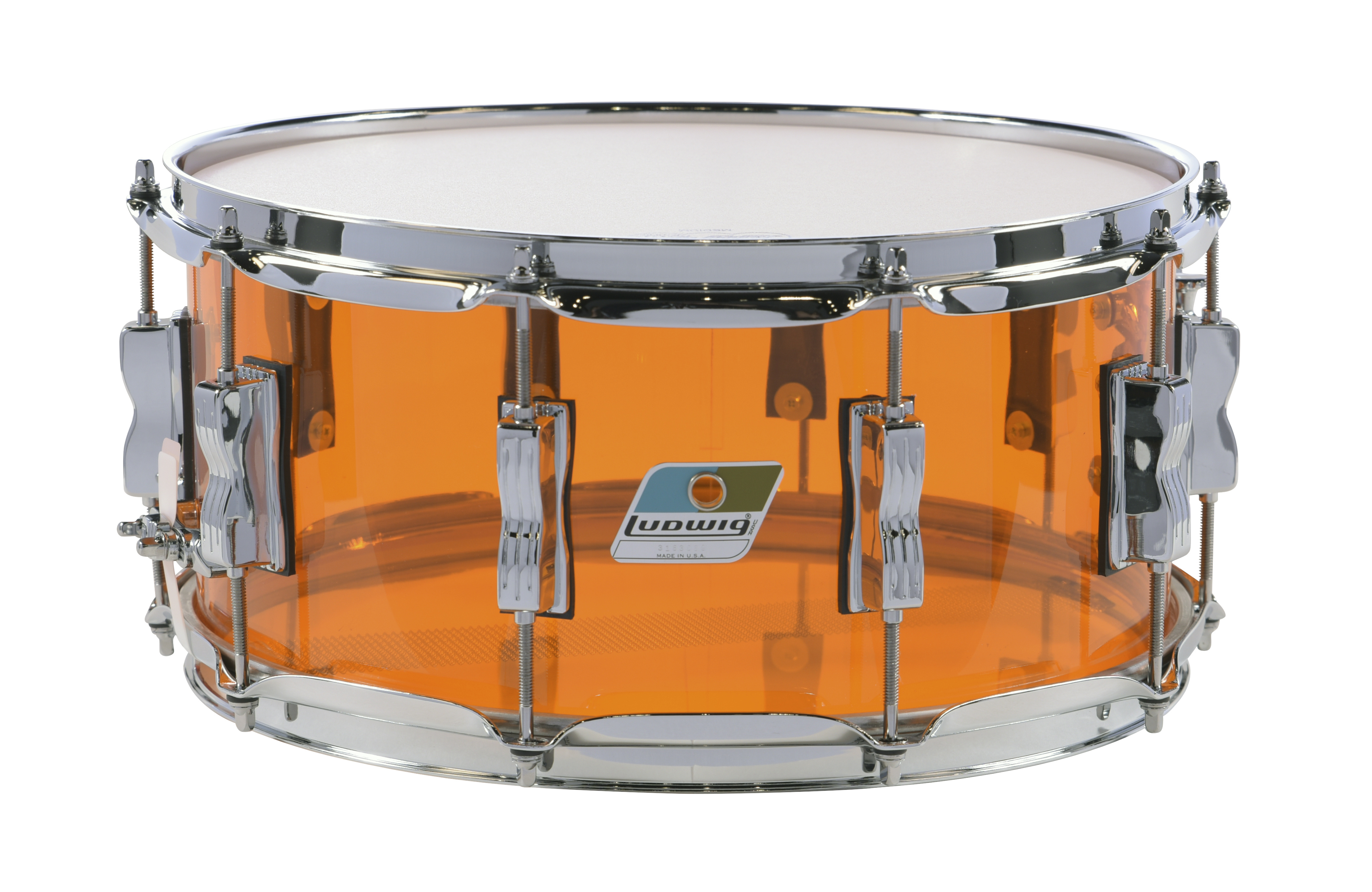 ludwig vistalite bass drum