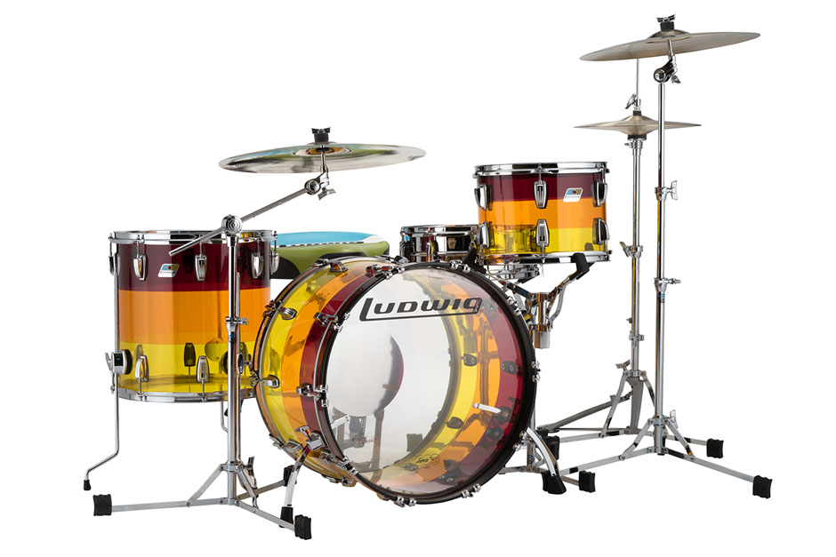 ludwig vistalite drums