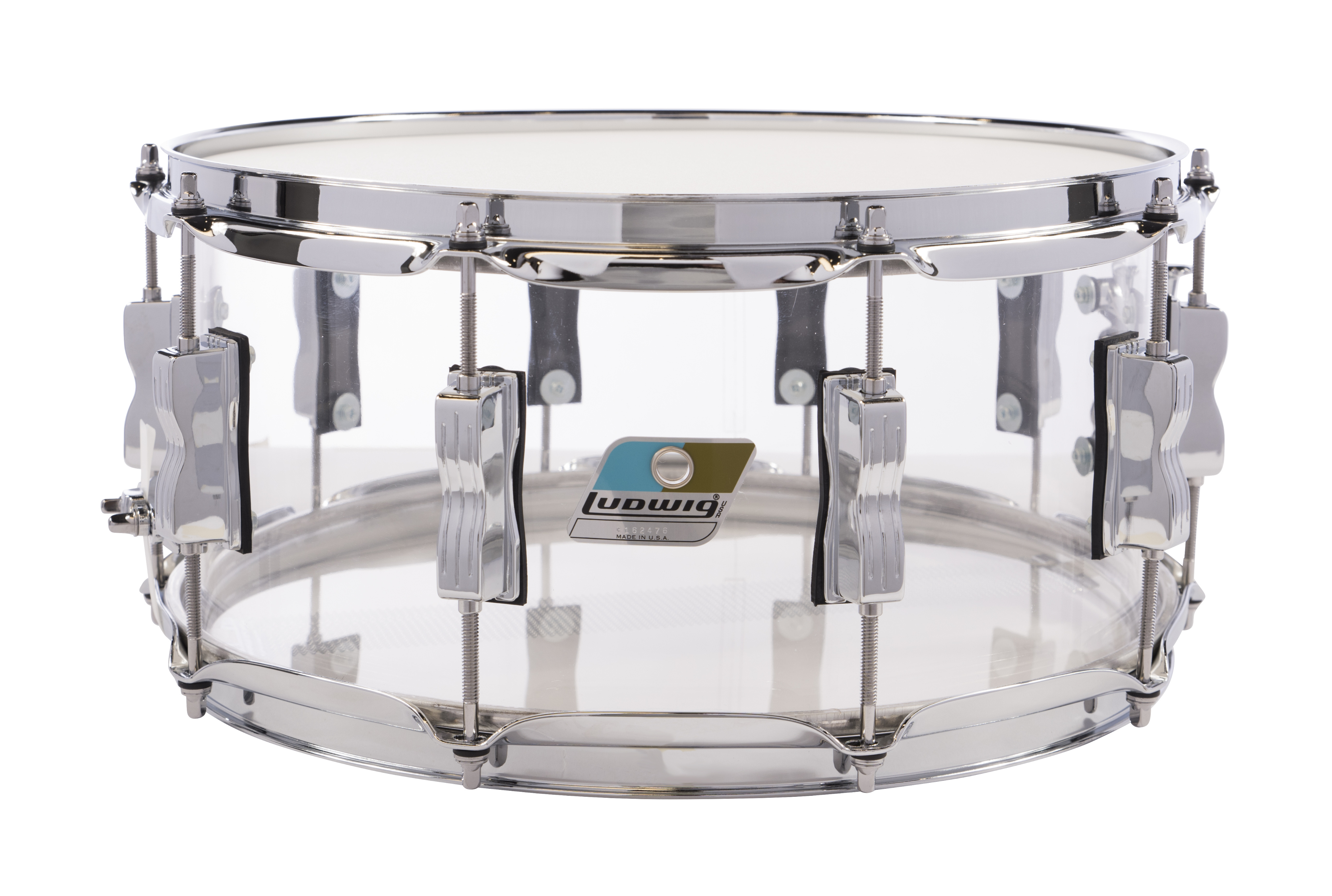 ludwig vistalite snare drum