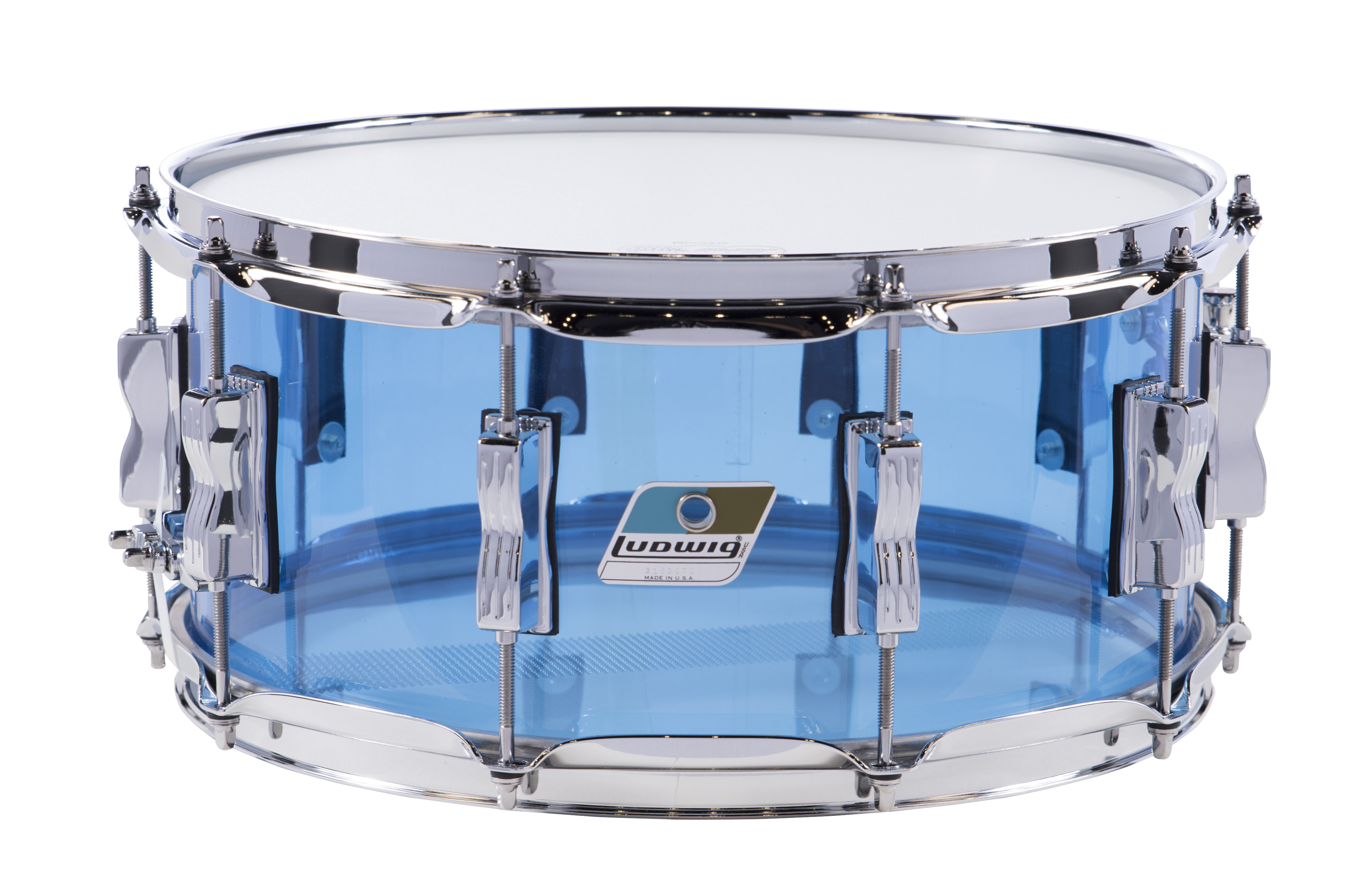 blue vistalite drums