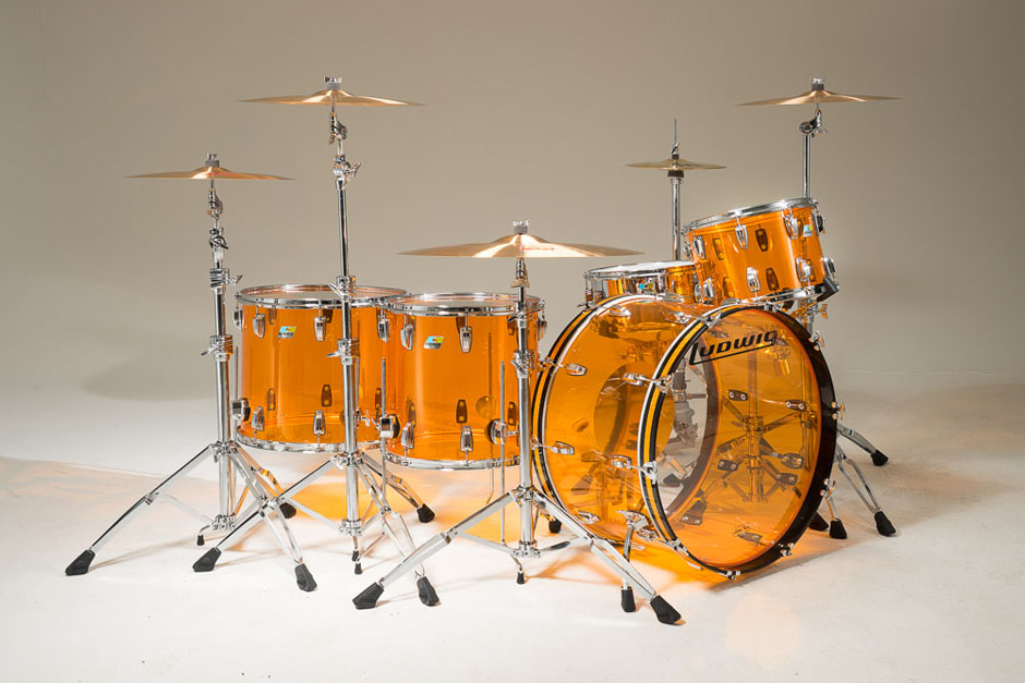 used ludwig vistalite drums for sale