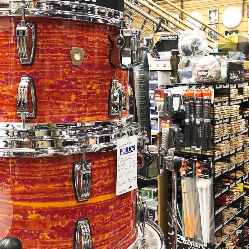 Ludwig Drums DEALER SPOTLIGHT FORK'S DRUM CLOSET