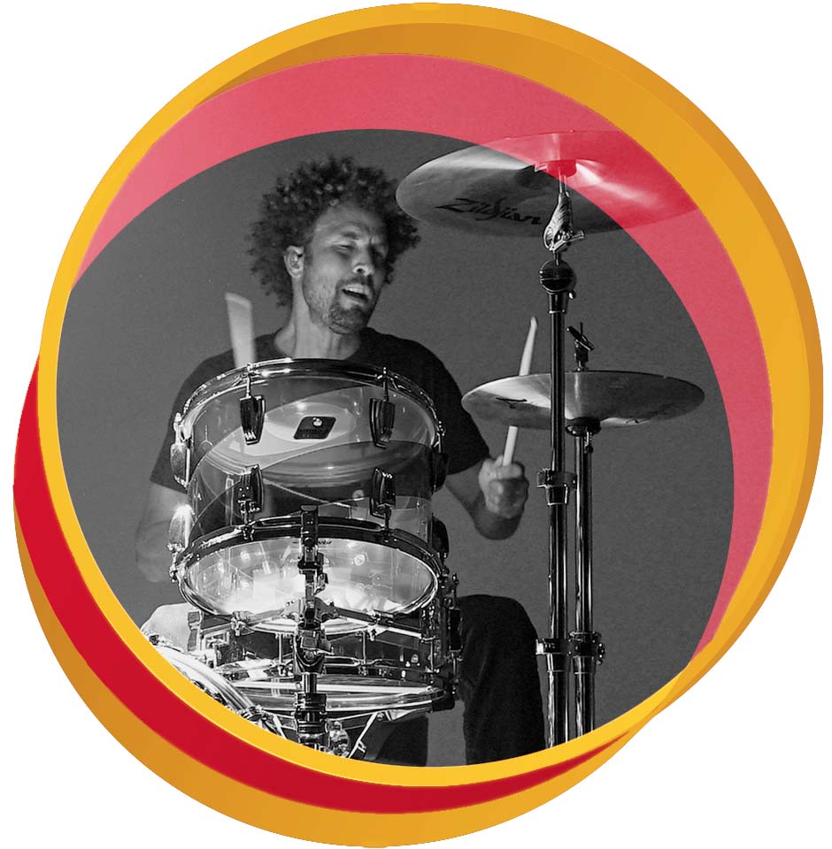 Jon Theodore of One Day as a Lion and Queens of the Stone Age